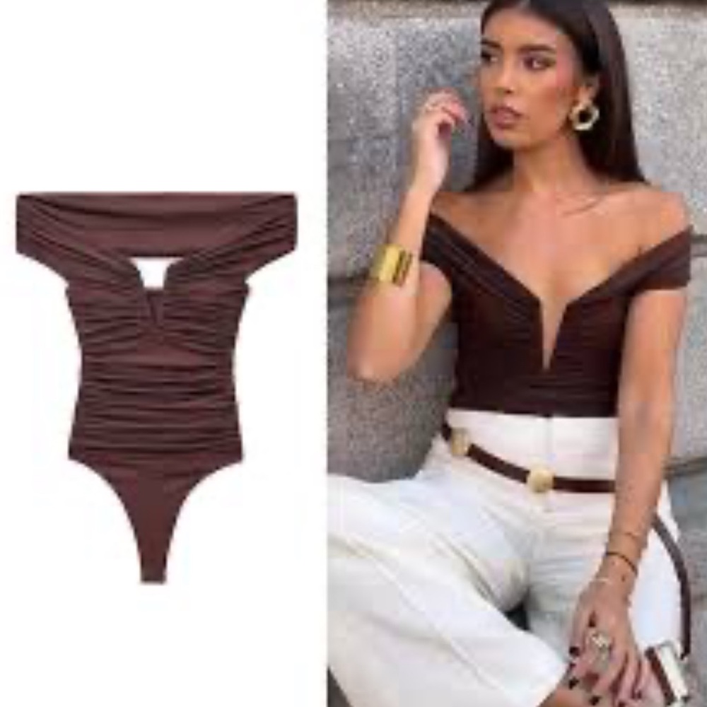 Brown Bodysuit